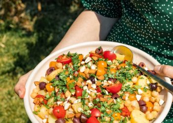 25 Minute Mediterranean-style Baby Potato Salad