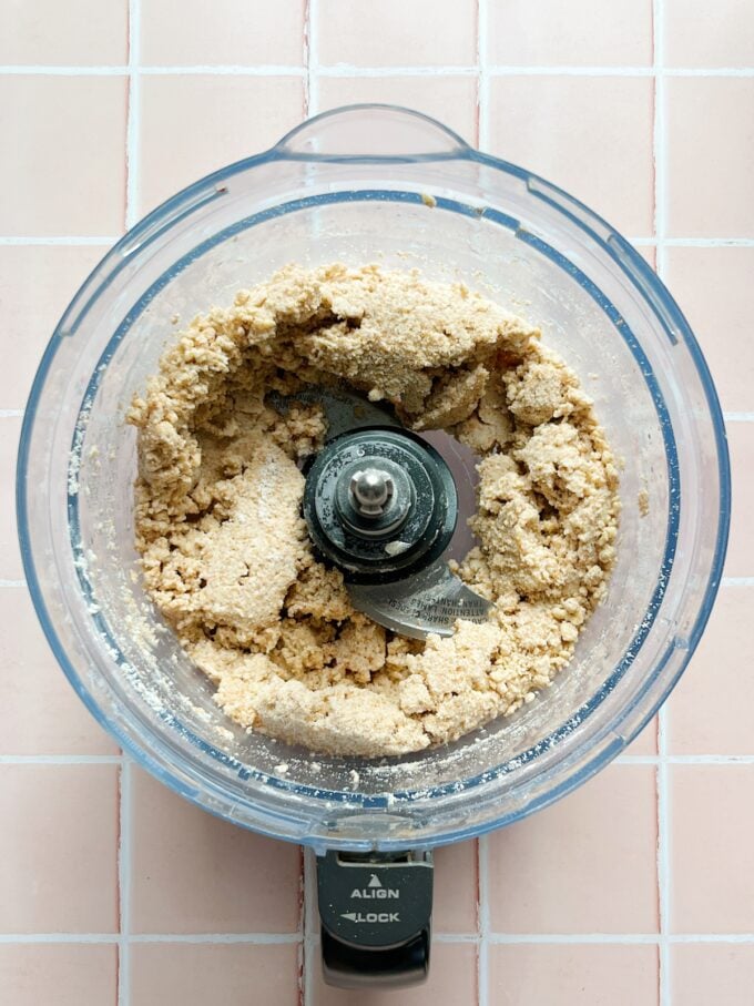 galette dough in food processor