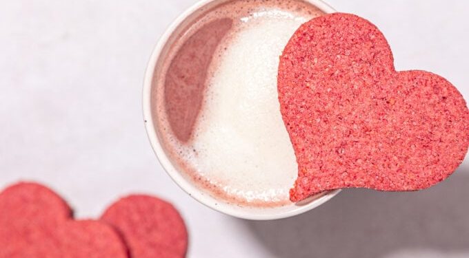 Chewy Pink Cookies (coloured with beets!)