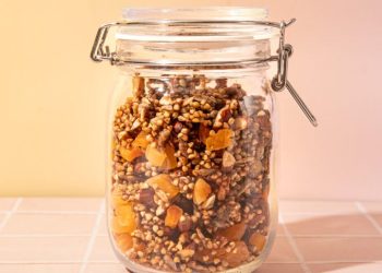 Grain Free Buckwheat Granola with Apricots