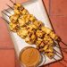 20 Minute Tofu Skewers with Peanut Sauce