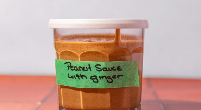 Craveable Peanut Sauce with Fresh Ginger