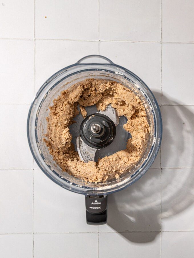 galette dough in food processor