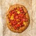 The Easiest Cherry Tomato Galette with Pesto