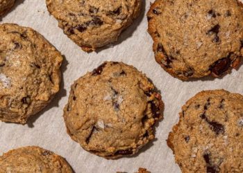 30 Minute Tahini Chocolate Chip Cookies