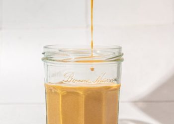 Slurpable Nutritional Yeast Dressing with Dijon and Maple