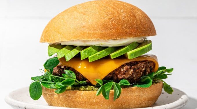 Easy Cumin Lime Black Bean Burgers with Oats