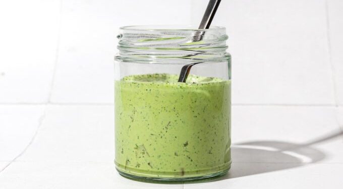 5 Minute Creamy Vegan Dill Pickle Ranch Dressing