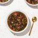 Garlicky Black Bean Soup with Swiss Chard