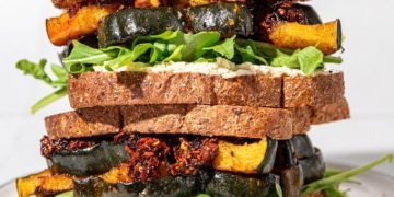 Sweet + Spicy Roasted Squash Sandwich