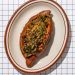 Sweet + Spicy Lentil Stuffed Sweet Potatoes