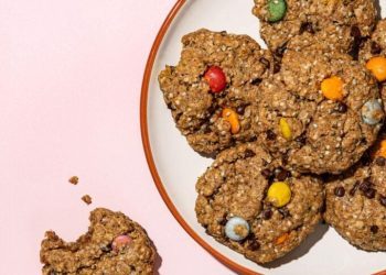 Easy Vegan Monster Cookies with Hemp Hearts