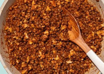 10 Minute Yummy Lentil Walnut Taco Meat