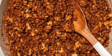 10 Minute Yummy Lentil Walnut Taco Meat