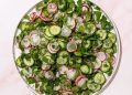 Herby Cucumber Radish Salad with Lemony Dressing