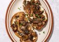 Garlicky Mushrooms on Toast with Tofu Ricotta
