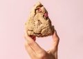 30 Minute Rhubarb Scones with Whole Wheat Flour