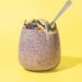 Blueberry Lemon Chia Pudding with Soy Milk