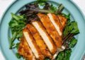Pan-fried Cornflake Crusted Tofu Cutlet